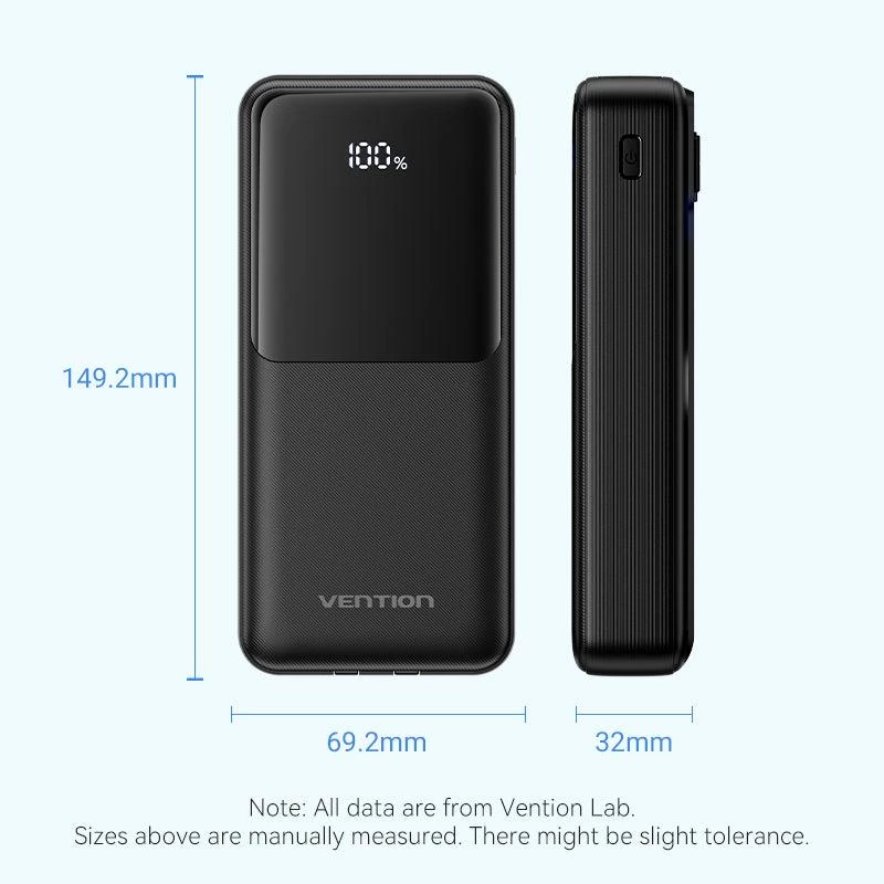 Power Bank USB 20000 mAh 22,5 W Baltas FHPW0 Vention