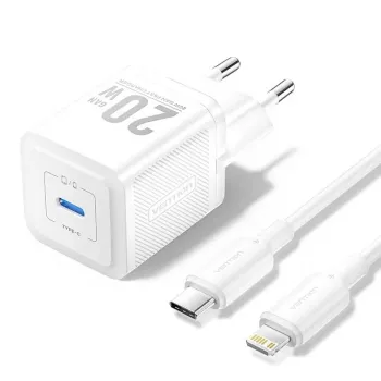 Mobiliojo telefono sieninis įkroviklis USB-C 20W TZ-FEPW0-EU-02 Vention