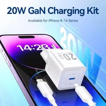 Mobiliojo telefono sieninis įkroviklis USB-C 20W TZ-FEPW0-EU-02 Vention