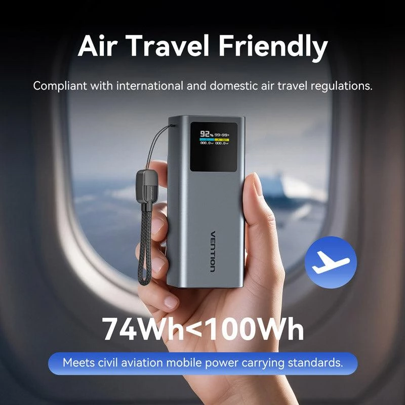 Power Bank USB 20000 mAh 100W/FKCH0 Vention