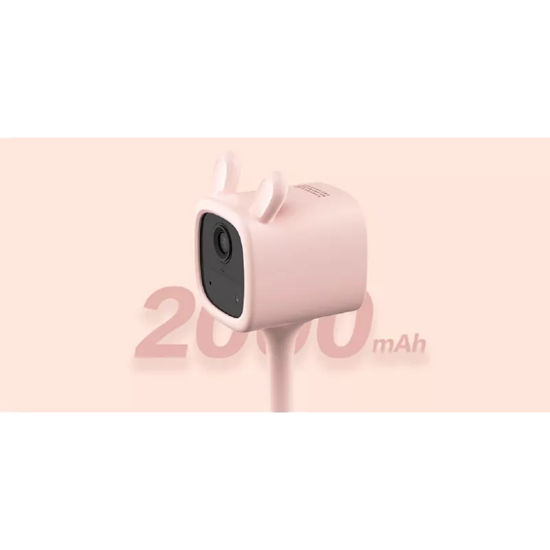 EZVIZ BM1 Rabit Indoor Battery-powered magnetic Baby Smart HD Monitor with screw fixation Pink