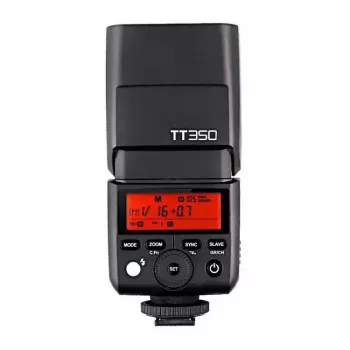 Kompaktiška blykstė Godox TT350P Pentax 2,2 s įkrovimo laikas AA baterijos