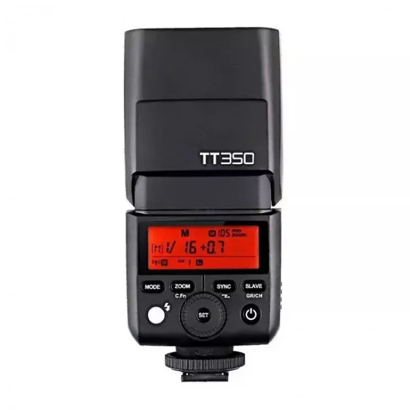 Kompaktiška blykstė Godox TT350P Pentax 2,2 s įkrovimo laikas AA baterijos