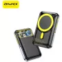 Powerbank Awei PA-10 10000mAh belaidis magnetinis MagSafe juodas