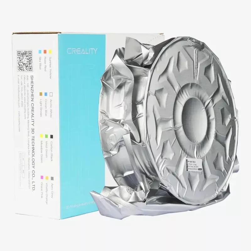 3D spausdinimo medžiagos gija Creality ASA juoda 1 kg (3301100002)