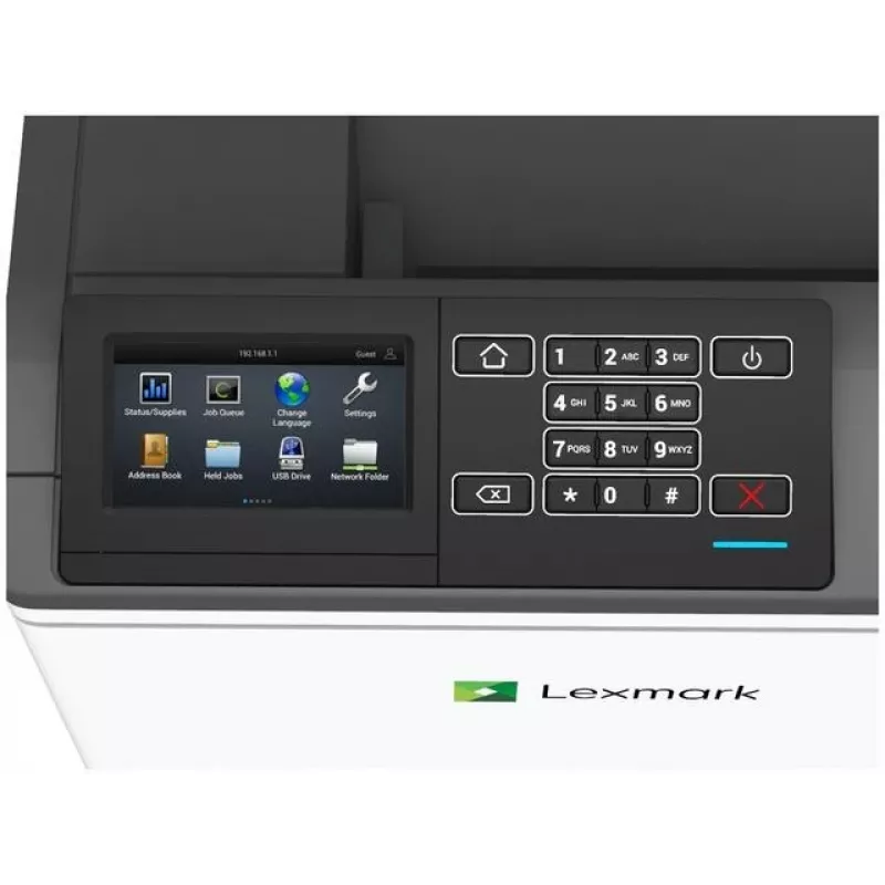 Spalvotas lazerinis spausdintuvas Lexmark CS622de — A4, 38 ppm, Dvipusė spauda, 2400 x 600 DPI, 4 kasetės