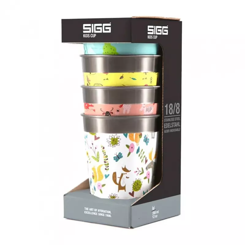 Sigg 8973.60 vaikiškas puodelių rinkinys Wildlife 0,35 L