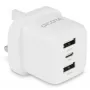 Dicota maitinimo šaltinis kompaktiškas, nešiojamam kompiuteriui - 32 W - 3 A - 3 išvesties prievadai (USB-C, 2 x USB)