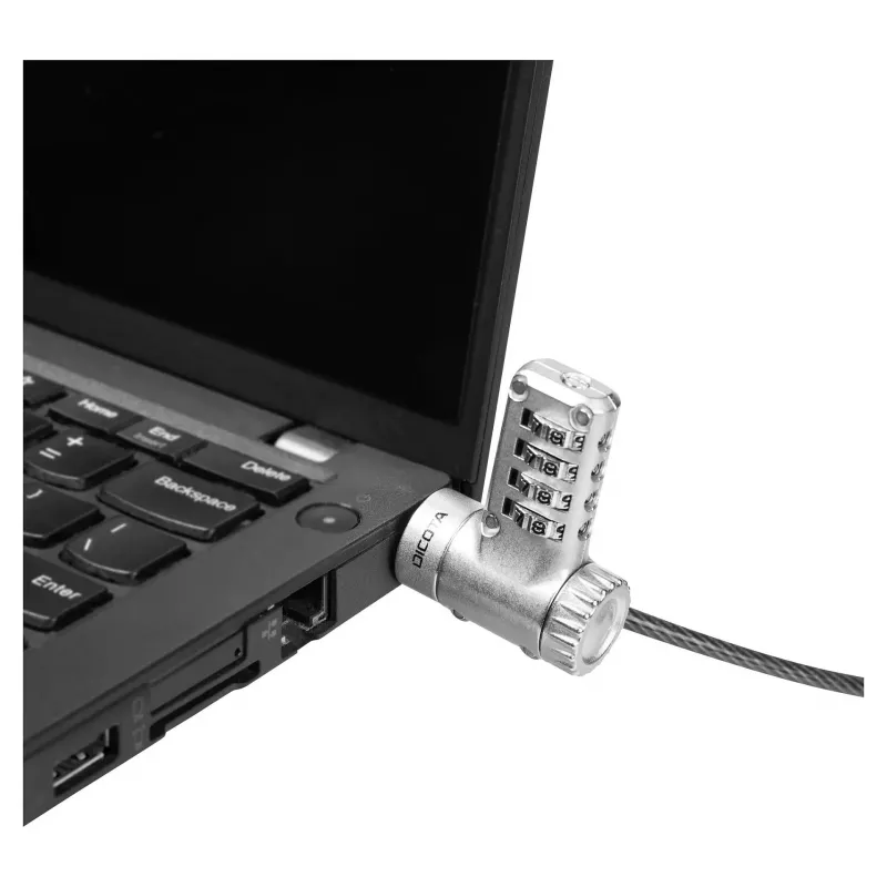 Dicota UNIVERSAL SECURITY 3-IN-1 CABLE – universalus apsauginis kabelis
