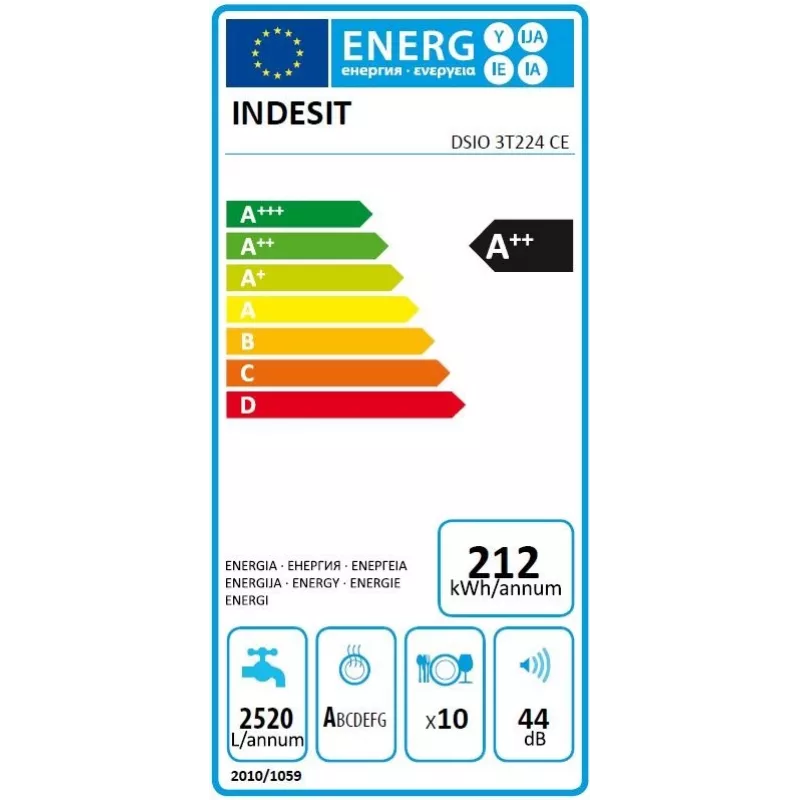 Indesit DSIO3T224CEID indaplovė