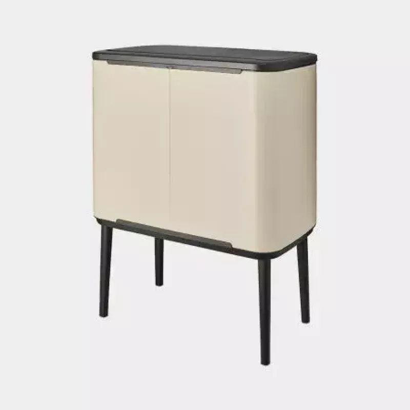 Brabantia Bo Touch Bin šiukšlių dėžė 33 L 3 krepšeliai Smėlio spalva