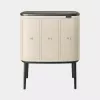 Brabantia Bo Touch Bin šiukšlių dėžė 33 L 3 krepšeliai Smėlio spalva