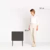 Brabantia Bo Touch Bin šiukšlių dėžė 33 L 3 krepšeliai Smėlio spalva