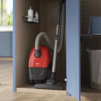 Cilindrinis dulkių siurblys Philips 1000 serijos XD1111/10, 800 W, sausas valymas, dulkių maišas 3 l, HEPA, 77 dB