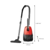 Cilindrinis dulkių siurblys Philips 1000 serijos XD1111/10, 800 W, sausas valymas, dulkių maišas 3 l, HEPA, 77 dB