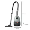 Cilindrinis dulkių siurblys Philips XD2142/12 – 850 W, 3 L maišas, HEPA filtras, sausas valymas