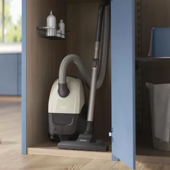 Philips XD1101/10 dulkių siurblys, 800 W, 3 l, cikloninis, su maišeliu, juodas/ smėlio spalvos