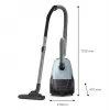 Philips 2000 serijos XD1142/10 dulkių siurblys su maišeliu – 800 W, 3 L, HEPA filtras