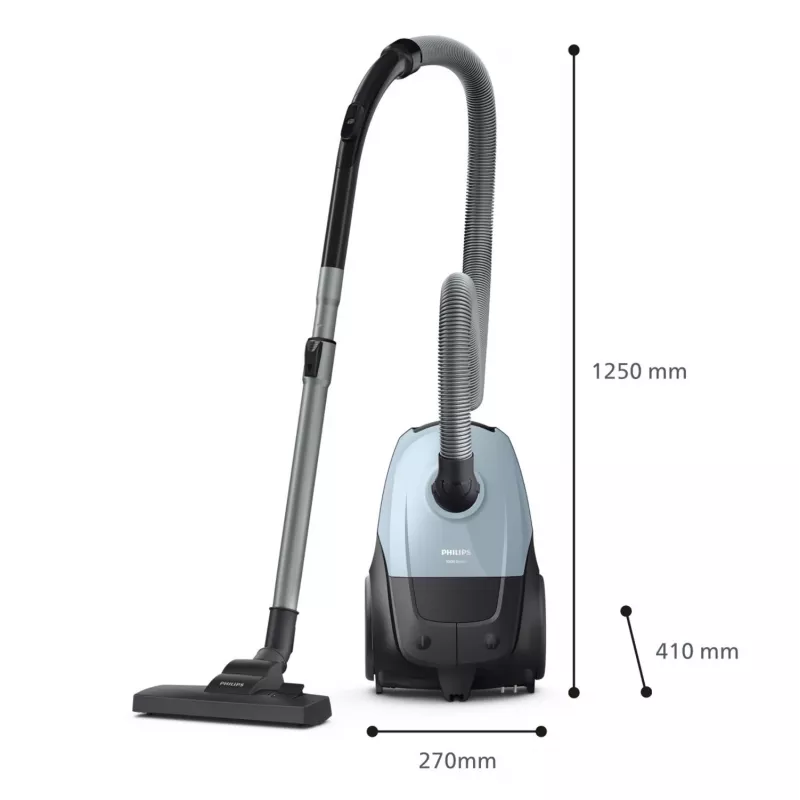 Philips 2000 serijos XD1142/10 dulkių siurblys su maišeliu – 800 W, 3 L, HEPA filtras