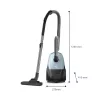 Philips 2000 serijos XD1142/10 dulkių siurblys su maišeliu – 800 W, 3 L, HEPA filtras