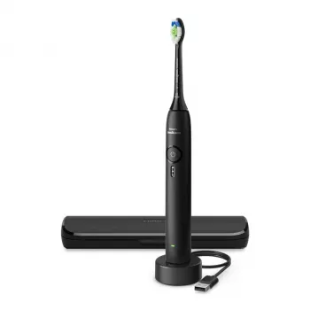 Philips 3100 serijos HX4033/32 įkraunamas soninis dantų šepetėlis – juodas