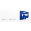 „Samsung T7“ microSDXC atminties kortelė 256 GB, mėlyna, UHS-I U3 V30, skaitymas iki 170 MB/s