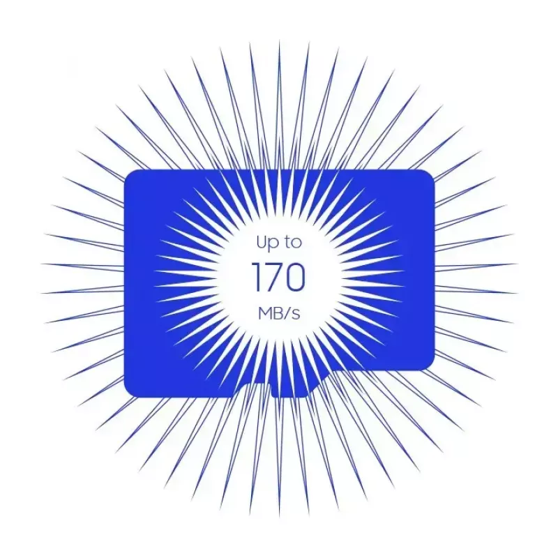 „Samsung T7“ microSDXC atminties kortelė 256 GB, mėlyna, UHS-I U3 V30, skaitymas iki 170 MB/s