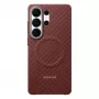Samsung Carbon Magnet Dėklas Galaxy S26 Ultra, Raudonas