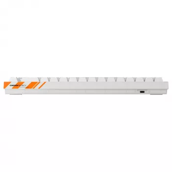 Mechaninė žaidimų klaviatūra Cherry K5 Pro TMR Compact 65% AZERTY RGB Wired USB Orange White