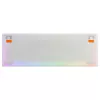 Mechaninė žaidimų klaviatūra Cherry K5 Pro TMR Compact — 65 % QWERTY USB laidinė, RGB, magnetiniai jungikliai, oranžinė/balta