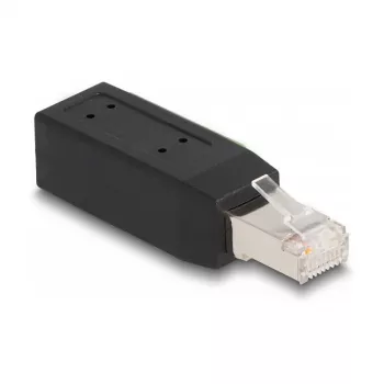 DeLOCK RJ45 kištukas Cat.5e į gnybtų bloko adapteris 90° kampu