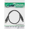 InLine USB 3.2 Gen.1 laidas, A tipo kištukas į B tipo kištuką, 5 Gbit/s, 1,5 m, juodas