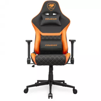Universali žaidimų kėdė COUGAR Gaming Armor One V2 F, minkšta sėdynė, juoda-oranžinė