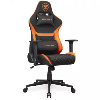 Universali žaidimų kėdė COUGAR Gaming Armor One V2 F, minkšta sėdynė, juoda-oranžinė