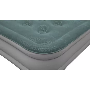 Dvivietis pripučiamas čiužinys Outwell 400116 — PVC, 1350×2000×300 mm, Žalia/Pilka