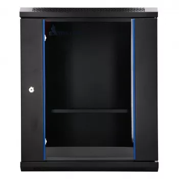 Extralink Lite 12U 530X400 sieninis stovo spintos korpusas juodas su lentyna