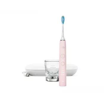 Philips DiamondClean 9000 HX9911/29 elektrinis garsinis dantų šepetėlis – rožinis