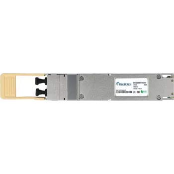 OSFP siųstuvas-imtuvas BlueOptics P49386-001-BO, MPO/MTP-12 APC, plokščias viršus, 400GBASE-VR4, daugiamodis 850nm, 50m, DDM