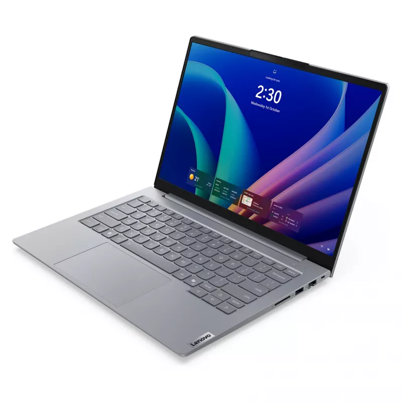 Nešiojamas kompiuteris Lenovo ThinkBook 14 G9 CU5 325/32GB/512SSD/W11 Pro Arctic Grey TopSeller - klaviatūros išdėstymas gali būti vokiškas