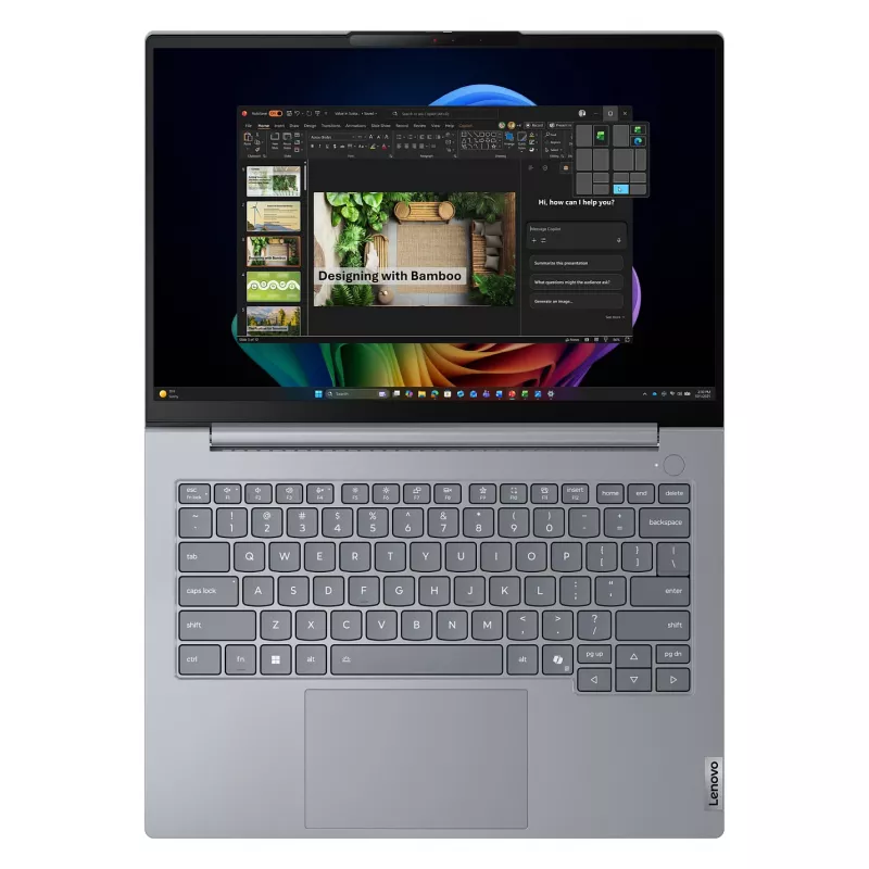 Nešiojamas kompiuteris Lenovo ThinkBook 14 G9 CU5 325/32GB/512SSD/W11 Pro Arctic Grey TopSeller - klaviatūros išdėstymas gali būti vokiškas
