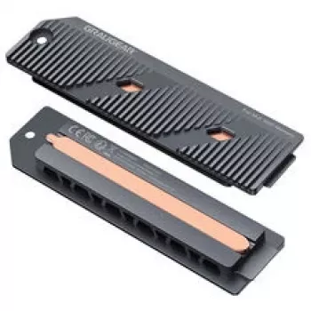 GrauGear G-PS5HS05+ aušintuvas su šilumos vamzdeliais ir M.2 NVMe SSD aušinimo sprendimas, skirtas PlayStation 5 Slim & Pro, pilka