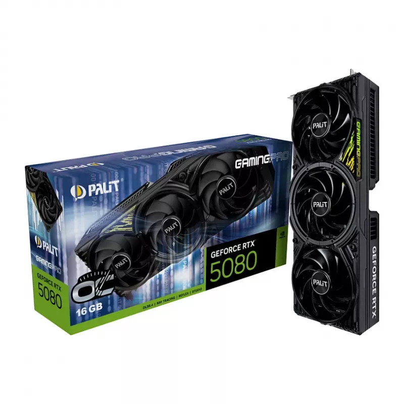 Vaizdo plokštė RTX 5080 16GB Palit GamingPro OC V1 GDDR7