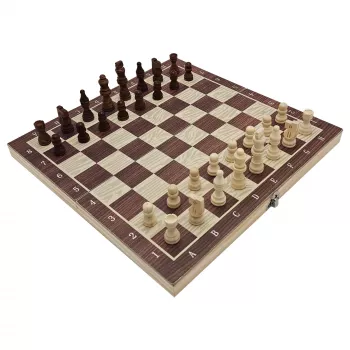 Extralink Toys mediniai šachmatai 3v1 – šaškės, šachmatai ir nardai