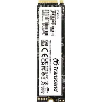 Transcend MTE712A - SSD - šifruotas - 512 GB - vidinis - M.2 2280 (dvipusis) - PCIe 4.0 x4 (NVMe) - 256 bitų AES - savaiminio šifravimo diskas (SED), TCG Opal Encryption 2.0
