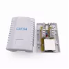 Sieninis ekranuotas tinklo lizdas GEMBIRD 1×RJ45 6A kategorija FTP