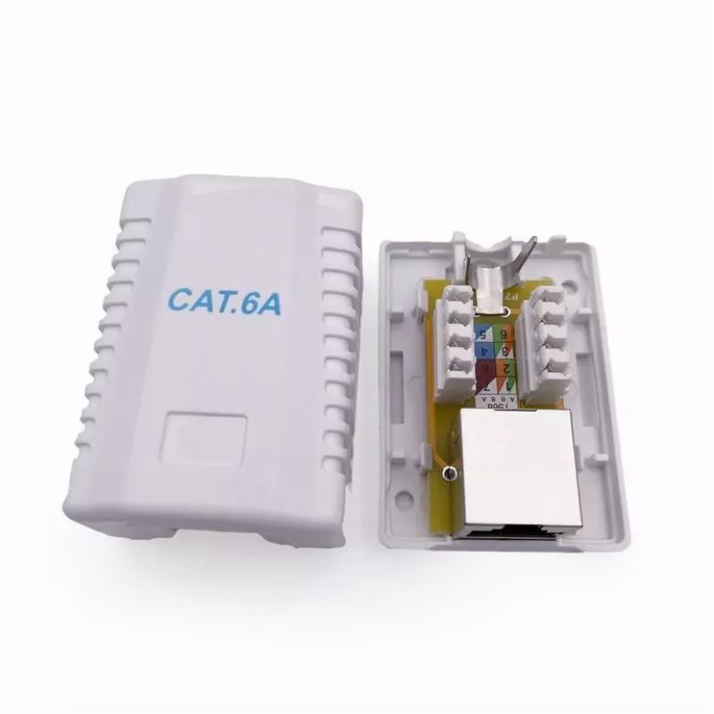 Sieninis ekranuotas tinklo lizdas GEMBIRD 1×RJ45 6A kategorija FTP