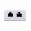 GEMBIRD Gniazdo natynkowe Sieninis ekranuotas tinklo lizdas 2×RJ45 Cat6A FTP