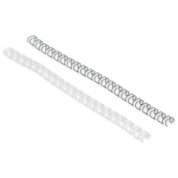 GBC rišimo vielos MultiBind 8mm, juodos, 130 lapų, A4, 187 mm, 91 mm, 100 vnt.