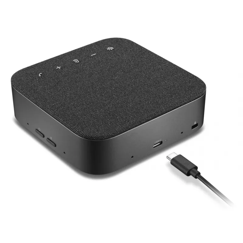 Garsiakalbis Lenovo 4Y71Q47766 – belaidis garsiakalbis kompiuteriui, Bluetooth 5.3, USB-C, ličio jonų baterija 4215 mAh, juoda