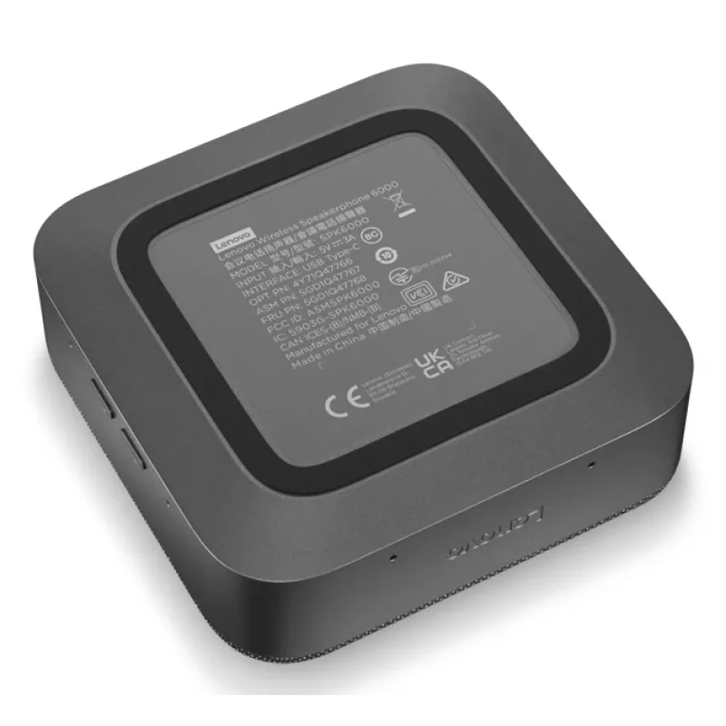 Garsiakalbis Lenovo 4Y71Q47766 – belaidis garsiakalbis kompiuteriui, Bluetooth 5.3, USB-C, ličio jonų baterija 4215 mAh, juoda